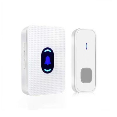 1000ft Long range reception Wireless Doorbell with led night Light for Hearing impaired